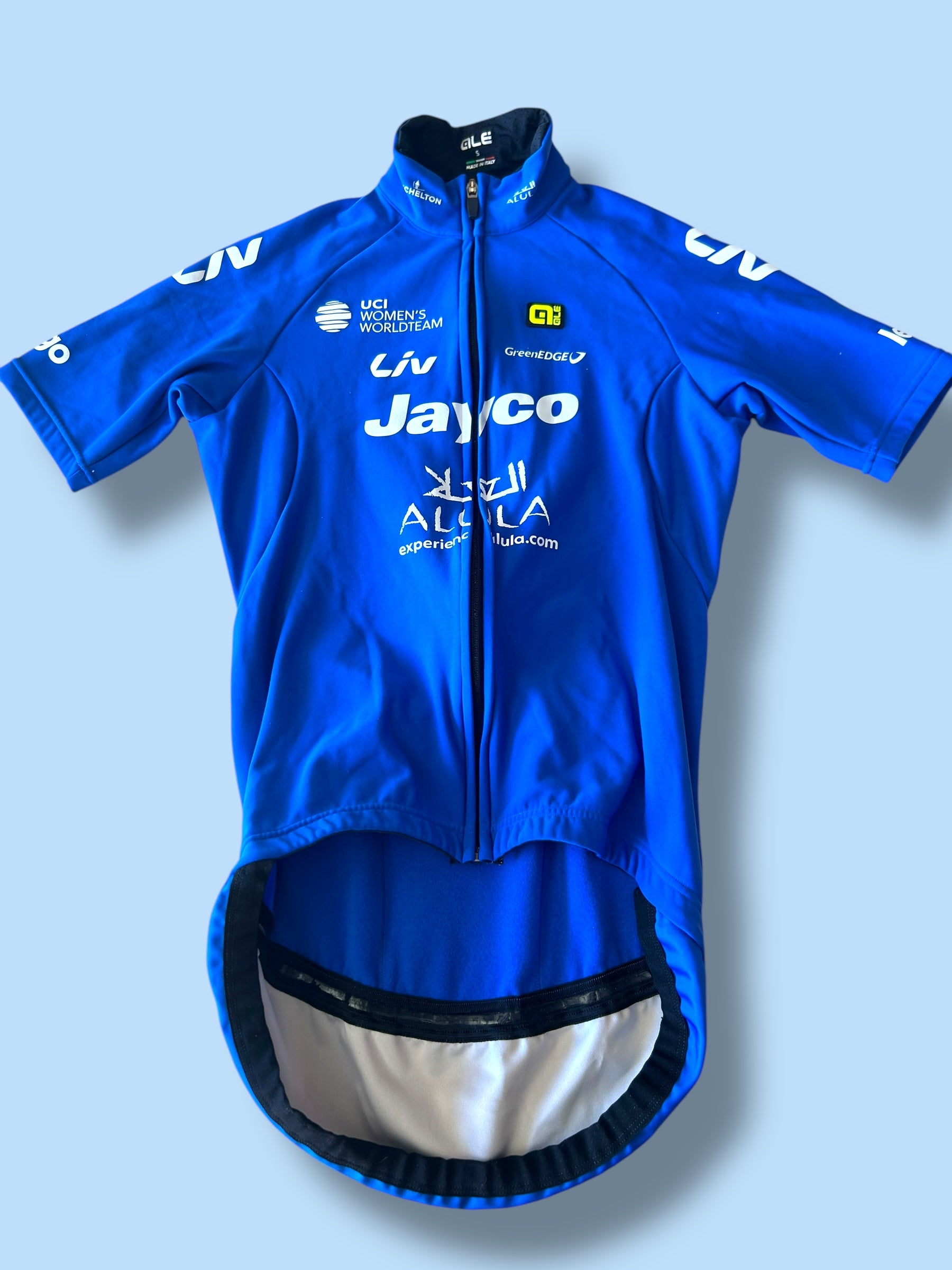 Winter Gabba Short Sleeve Winter Jersey Jacket Thermal Racing Klimatik Womens| Ale |  Jayco Alula| Pro Cycling Kit