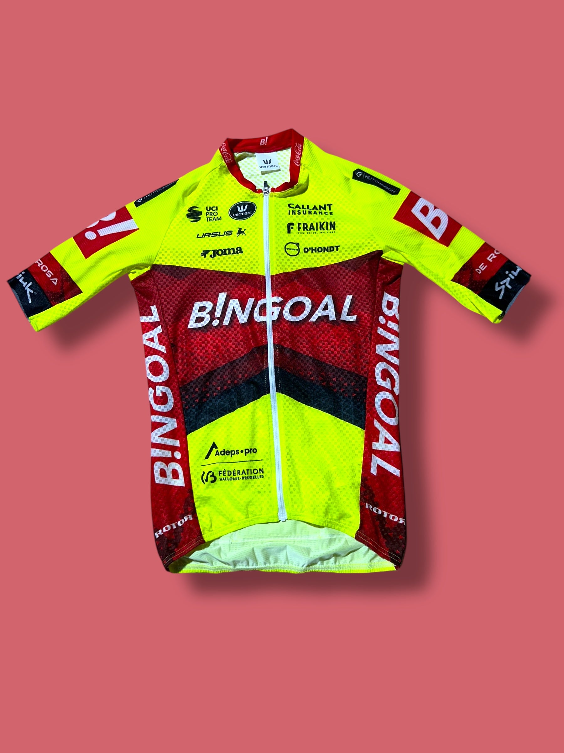 Aero Jersey, Bib Shorts, Arm Warmers Bundle| Bingoal Vermarc| Pro Cycling Kit