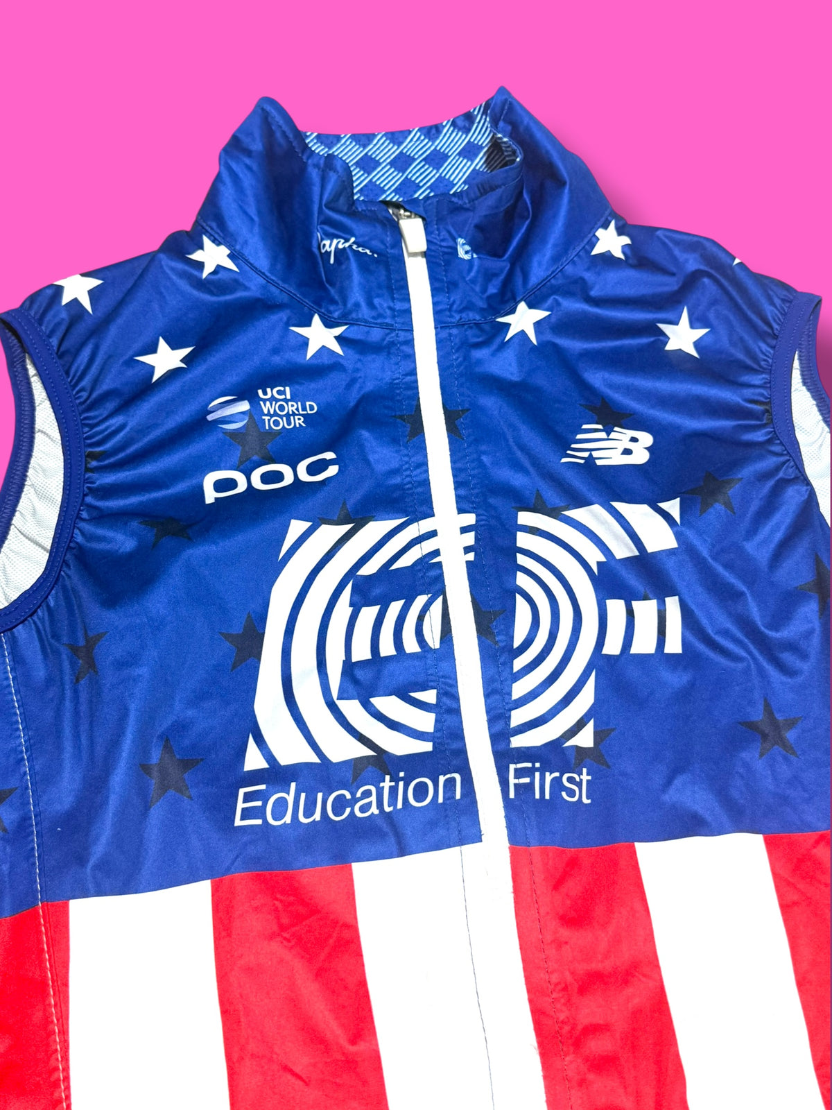 National Champion USA Rain Vest | EF Education First | Rapha Men's Pro Kit