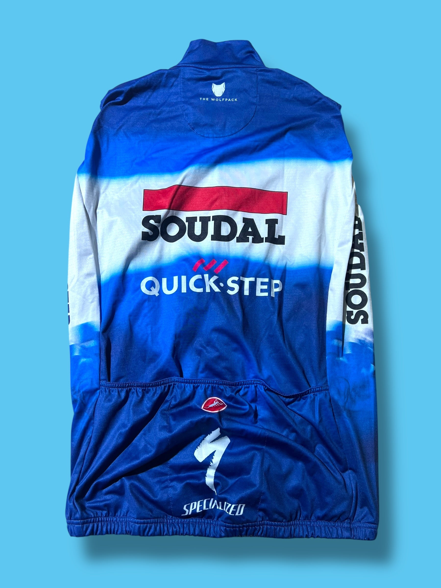 Thermal  Vest Gilet Race Winter Packable Fast!  | Castelli |  Soudal Quick-Step| Pro Cycling Kit
