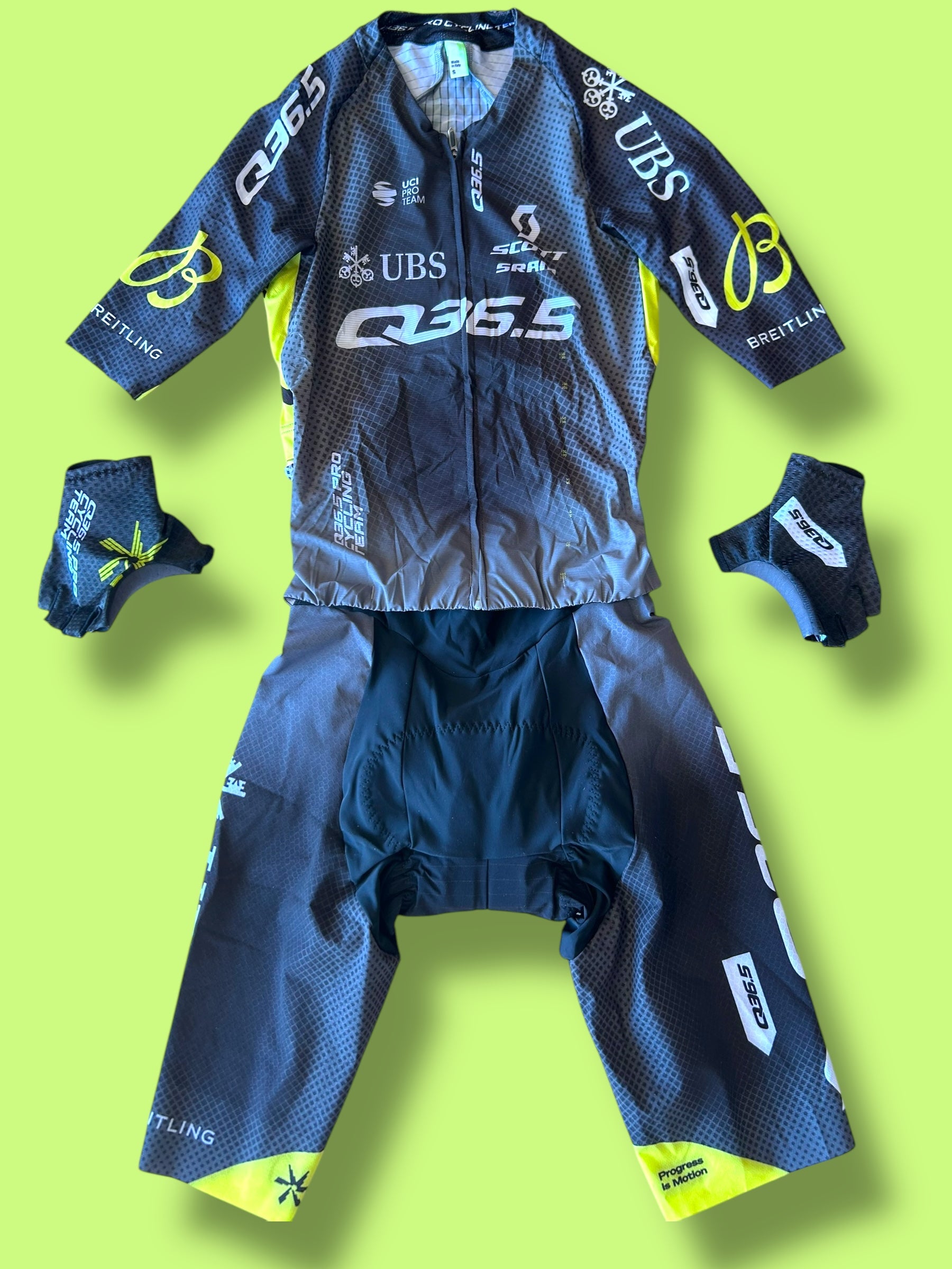 Aerosuit Racesuit Skinsuit Aerosuit + Aero Gloves Mitts Road Racing   | Q36.5  | Q36.5| Pro Cycling Kit