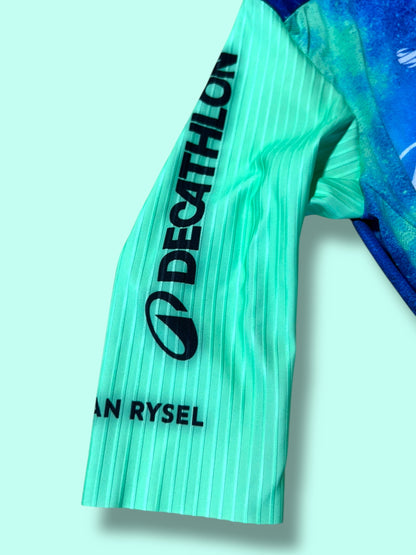Roadsuit DE PESTEL Aerosuit Racing Body Domina  | Decathlon AG2R La Mondiale  | Rosti | Pro Cycling Kit