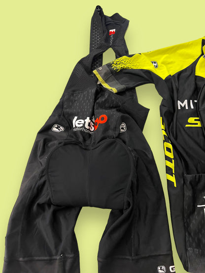 Cycling Kit Bundle - Winter Jersey & Thermal Bib Shorts | Giordana | Mitchelton Scott Pro Team | Pro Cycling Kit
