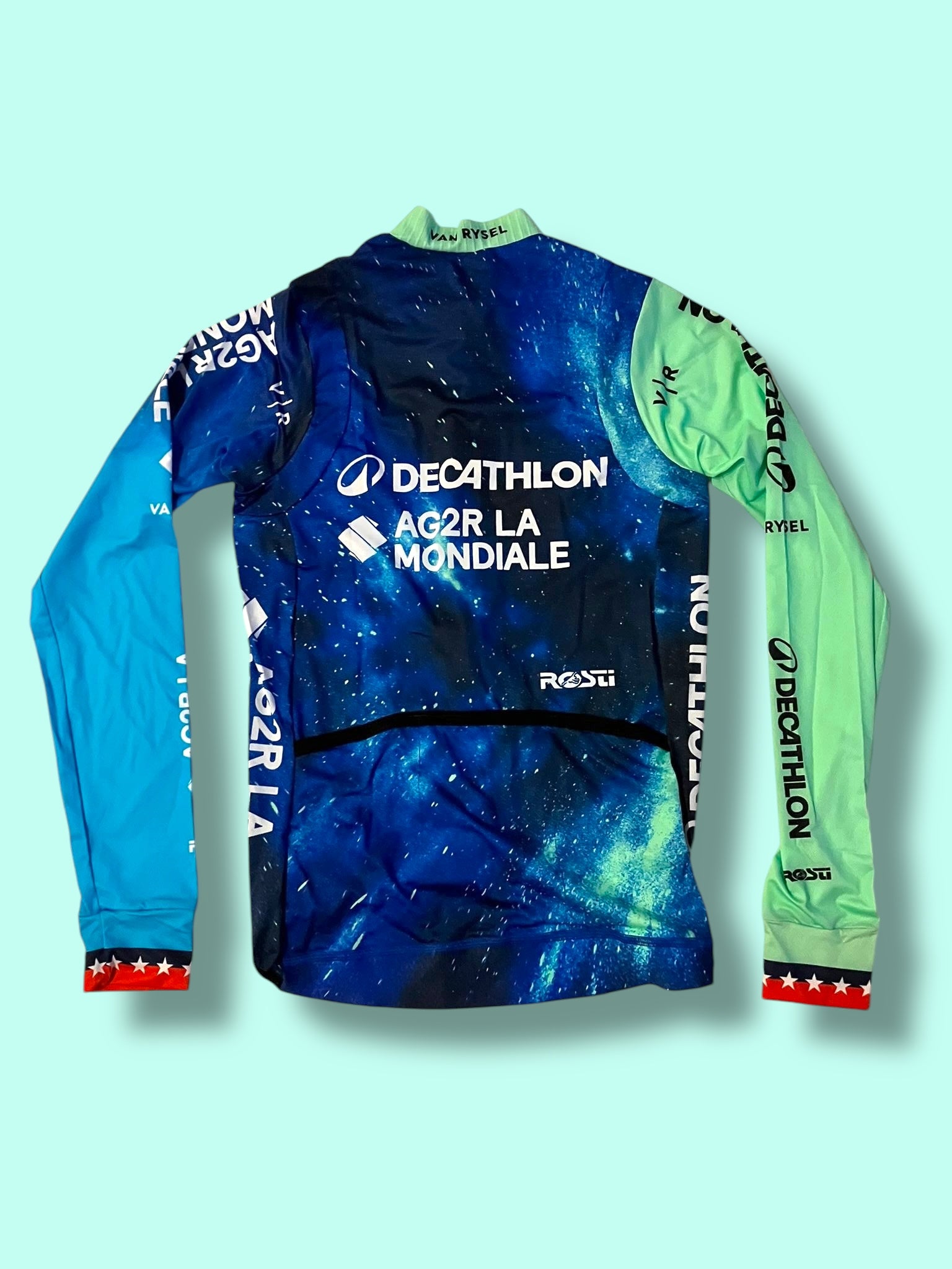 Jersey Long Sleeve WARBASSE USA Lightweight Racing Maillot  | Decathlon AG2R La Mondiale  | Rosti | Pro Cycling Kit