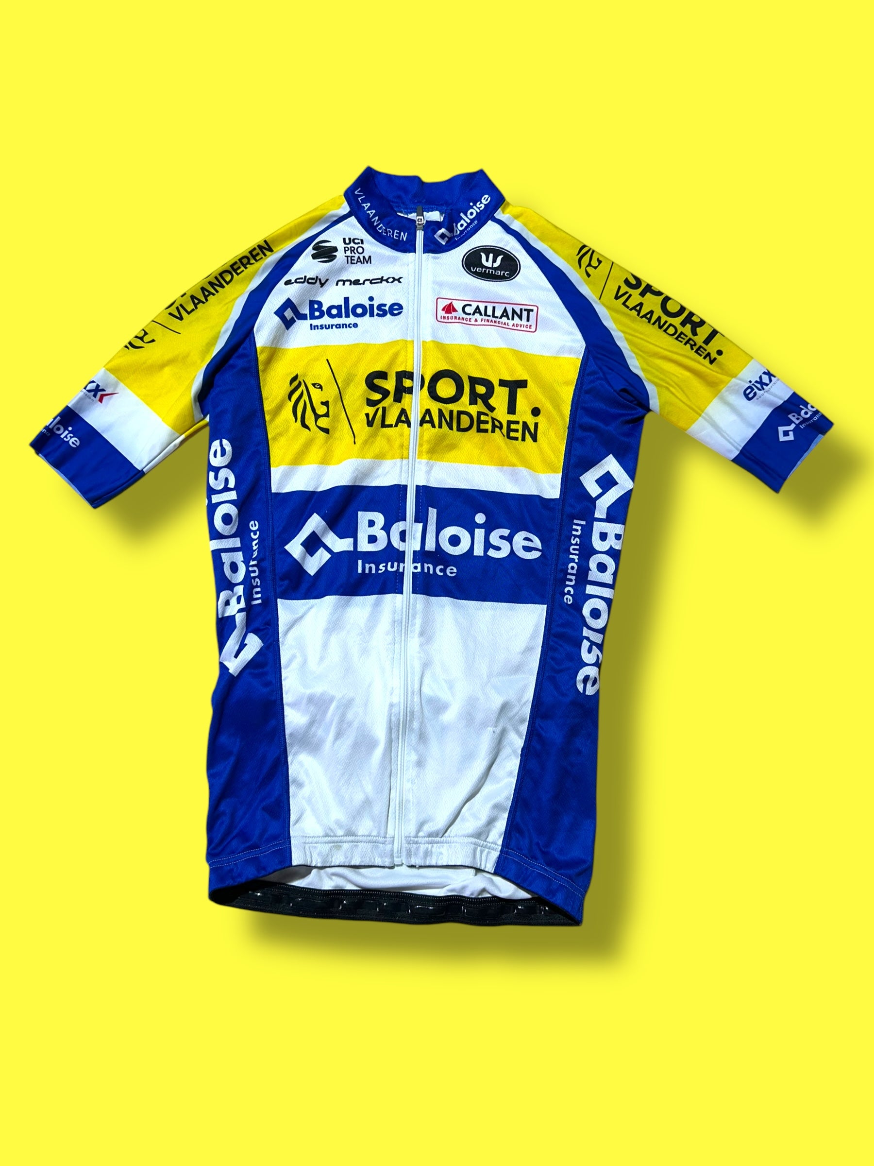 Aero Jersey Lightweight Racing - Rider Issued  | Vermarc |  Flanders Baloise| Pro Cycling Kit