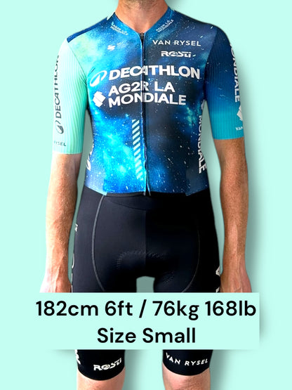 Roadsuit Aerosuit Racing Body Domina  | Decathlon AG2R La Mondiale  | Rosti | Pro Cycling Kit
