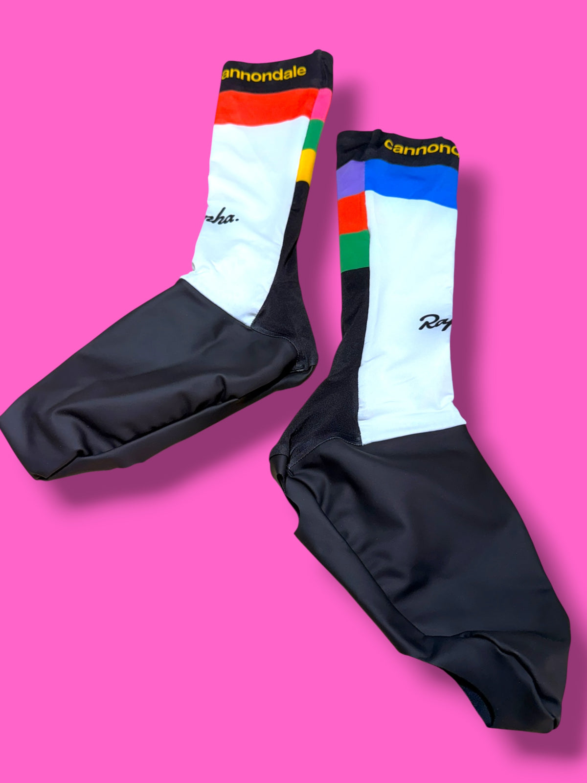 EF 2021 Rider-Issued Aero Shoe Covers Kaleidoscope Giro d'Italia Switchout | EF Education First | Rapha Men's Pro Kit