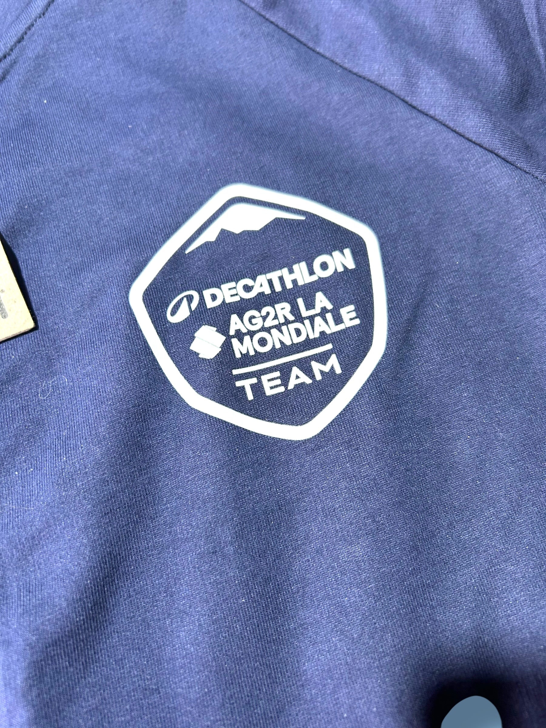 Track Top Tracksuit Sweatsuit Team Rider Issued Team Casual Kit | Decathlon AG2R La Mondiale  | Hummel | Pro Cycling Kit