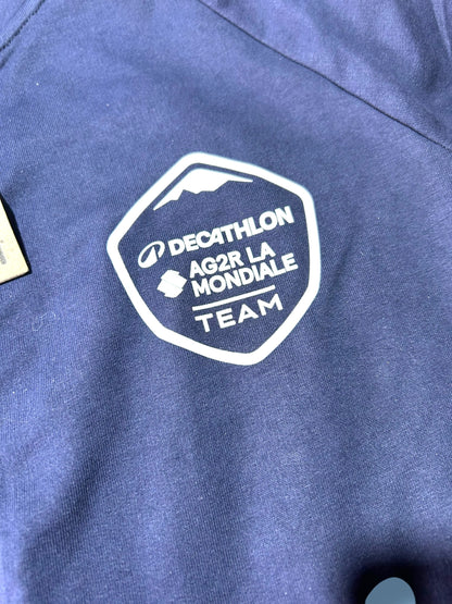 Track Top Tracksuit Sweatsuit Team Rider Issued Team Casual Kit | Decathlon AG2R La Mondiale  | Hummel | Pro Cycling Kit