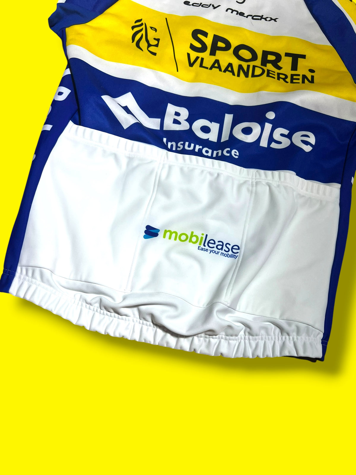 Long Sleeve Thermal Gabba Rain Jersey Winter|Flanders Baloise|Vermarc Pro Cycling Kit