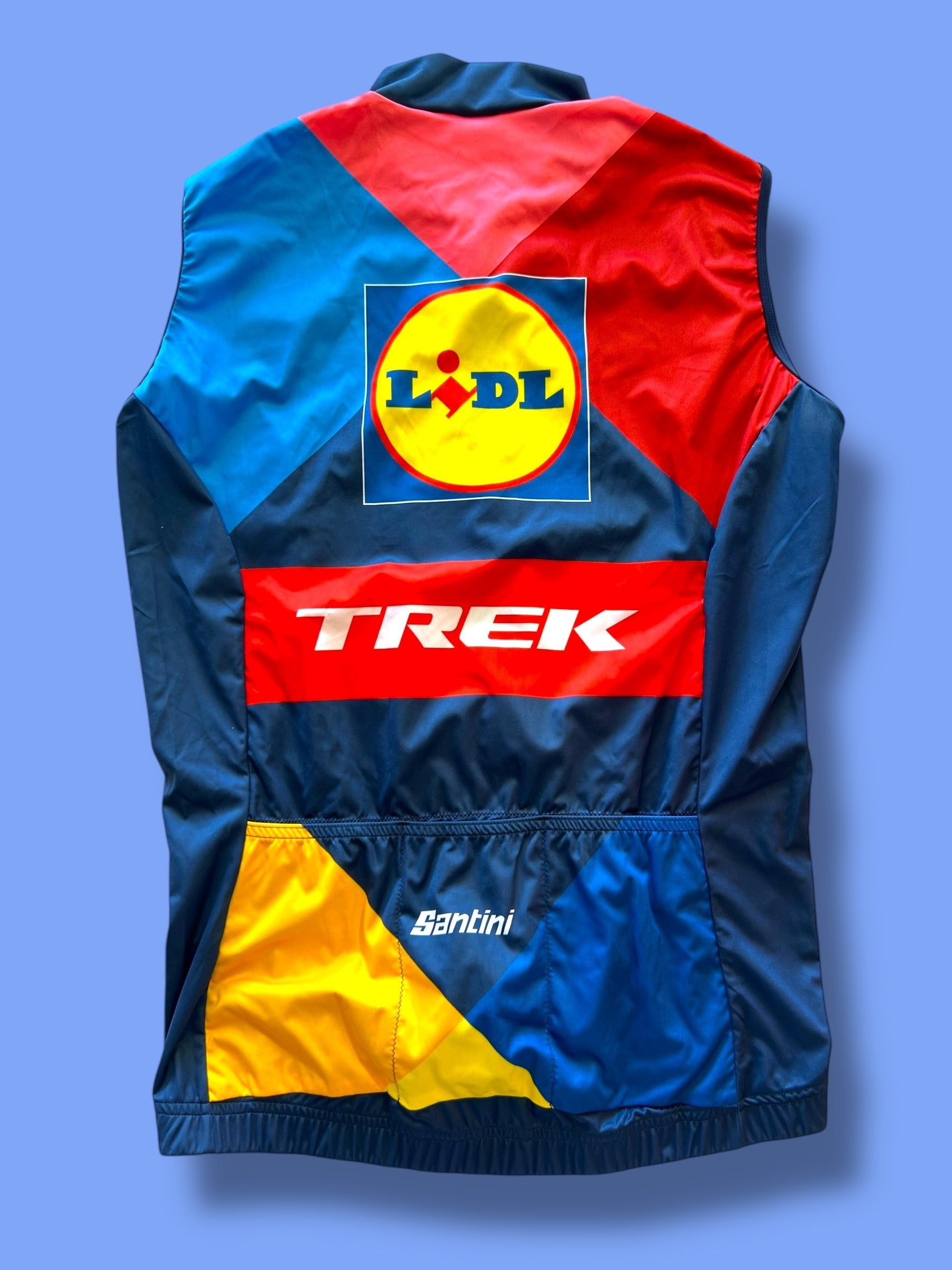 Wind Vest Team Issued Gilet | Santini | Lidl  Trek | Pro Cycling Kit