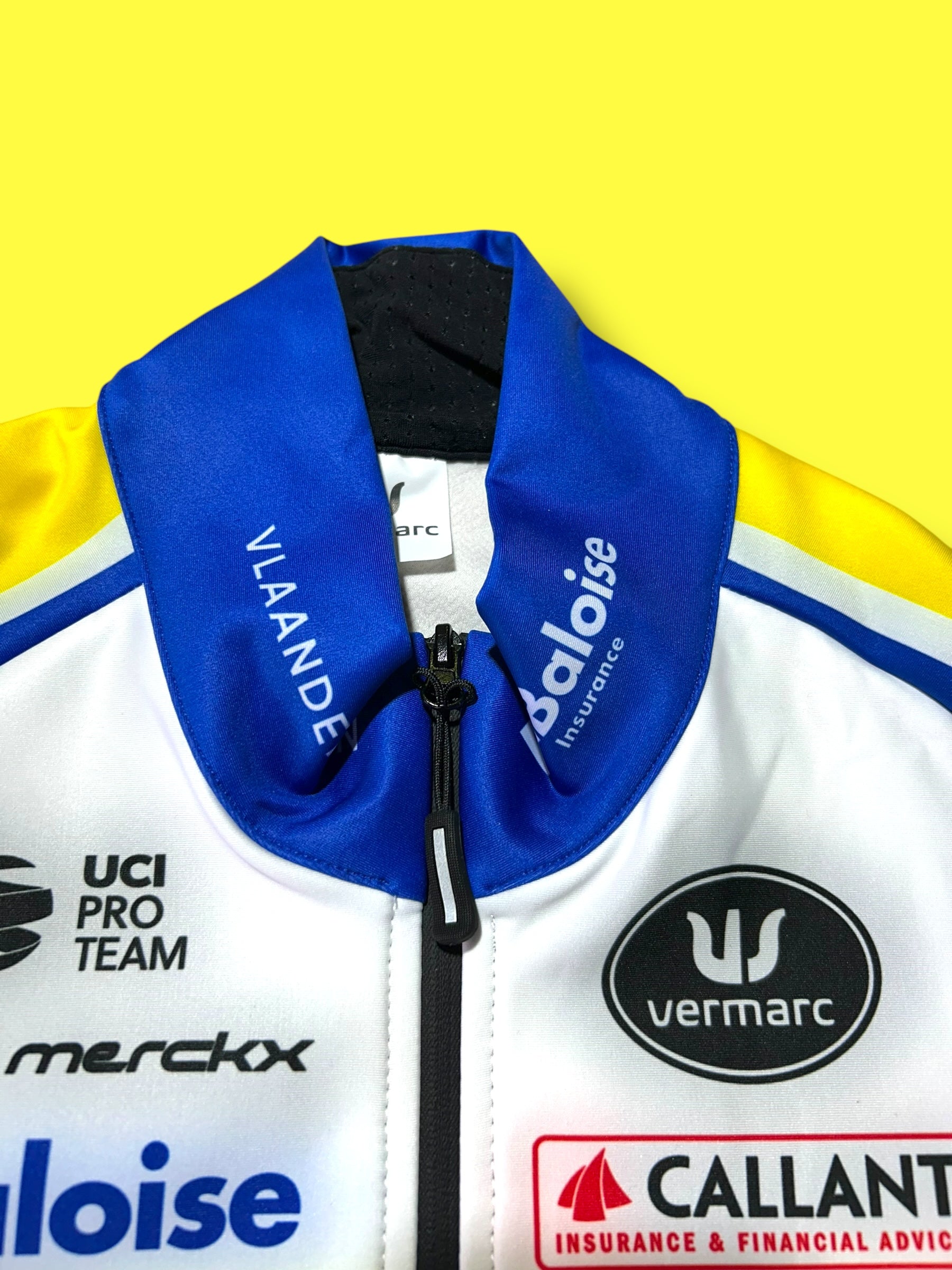 Winter Gabba Jacket Windproof Thermal  | Vermarc |  Flanders Baloise| Pro Cycling Kit