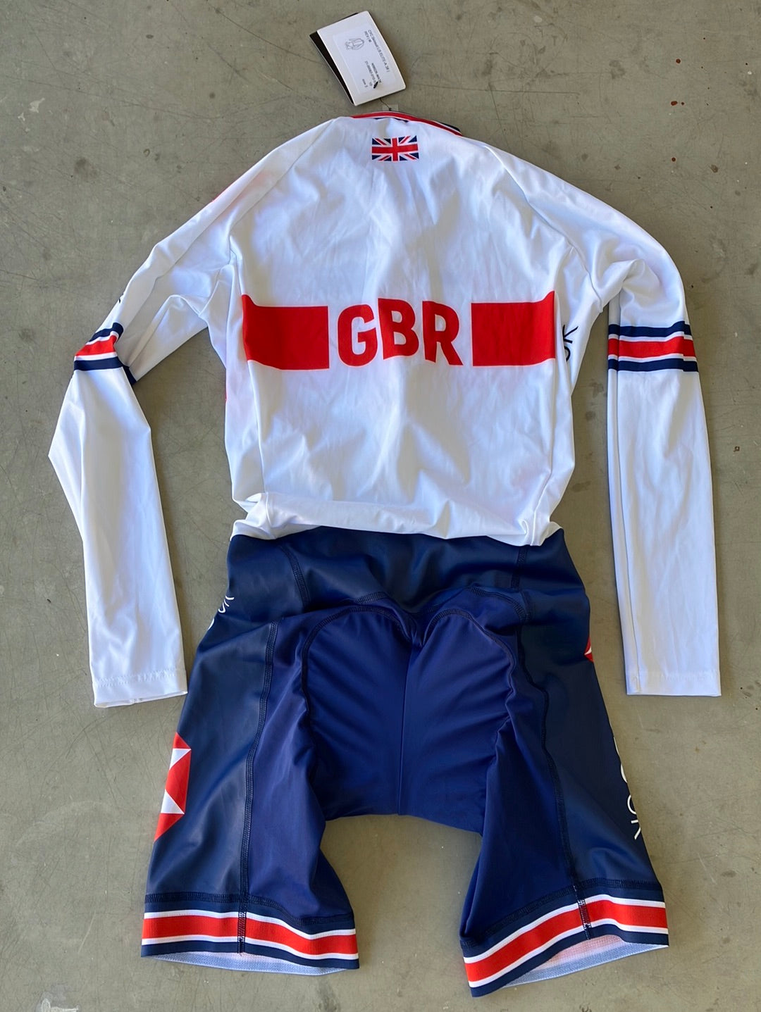 Medium Long Sleeve Aero TT Suit Time Trial  Skinsuit | Kalas |  Team GB Great Britain - British Cycling GBR | Pro Cycling Kit