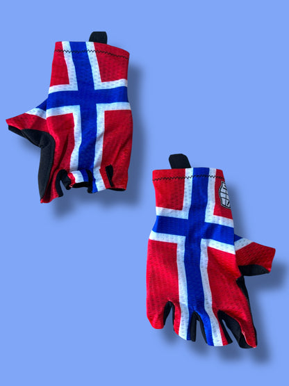 Gloves Mitts Padded Team Issued | Norway Uno-X| Pro Cycling Kit