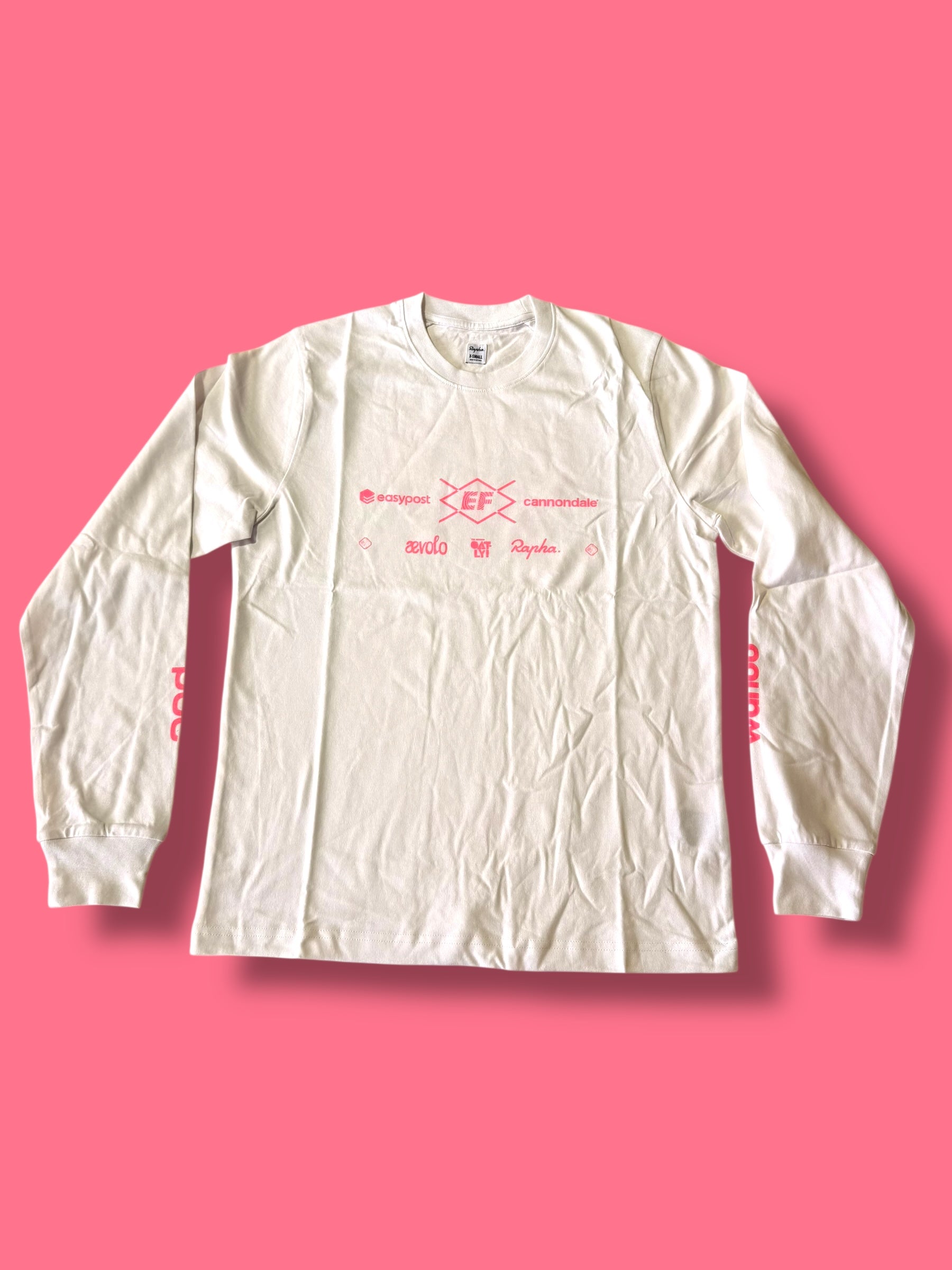 Team Issued Long Sleeve T shirt Unique Rider Issue Only  |Rapha |EF Education First|Cycling