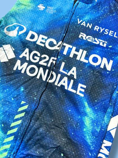 Aero Jersey Summer Lightweight Short Sleeve Racing Maillot  Ete  | Decathlon AG2R La Mondiale  | Rosti | Pro Cycling Kit