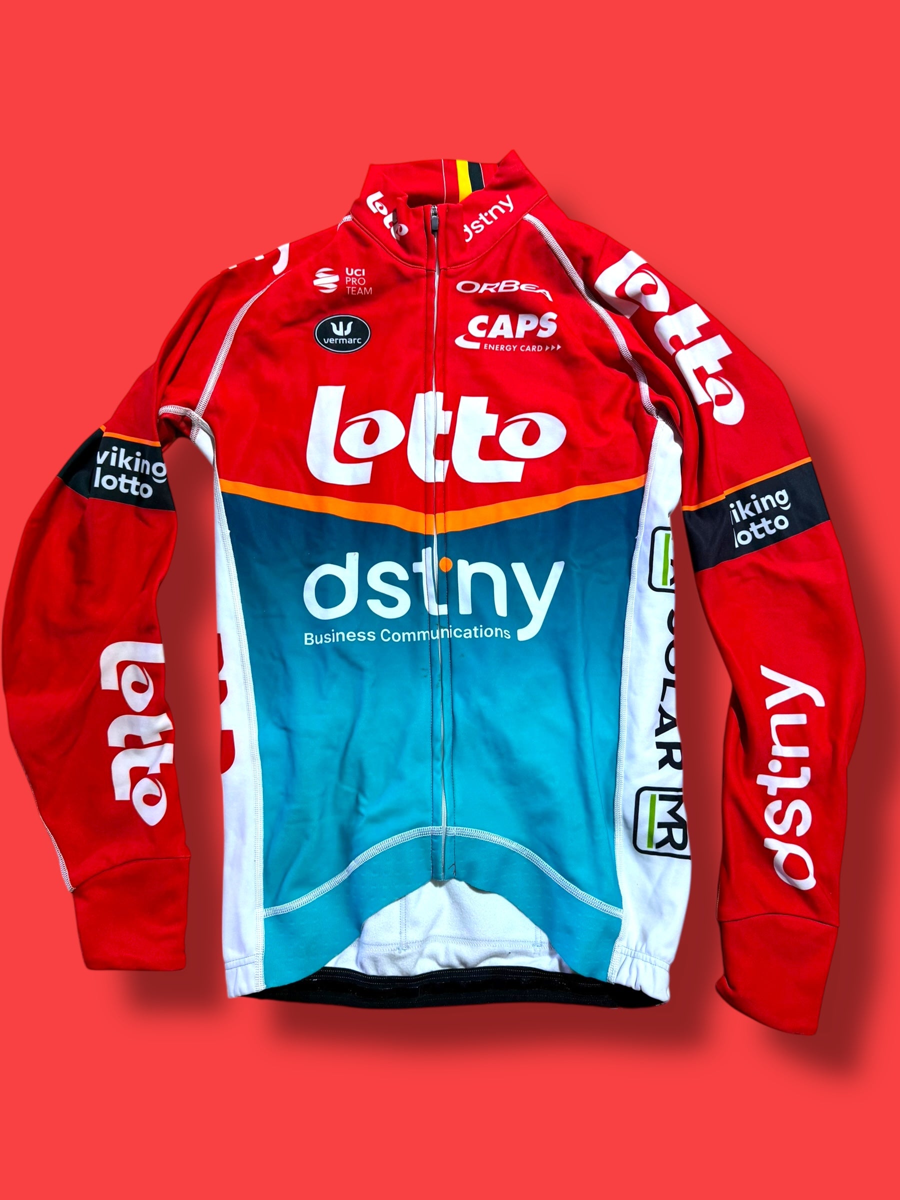 Thermal Winter Jersey and Bib Tights Team Rider Issued |Lotto DSTNY Vermarc| Pro Cycling Kit