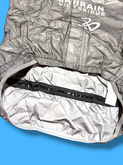 Heavy Rain Jacket - Reflective Silver | Bahrain Victorious | Alé Pro Cycling Kit