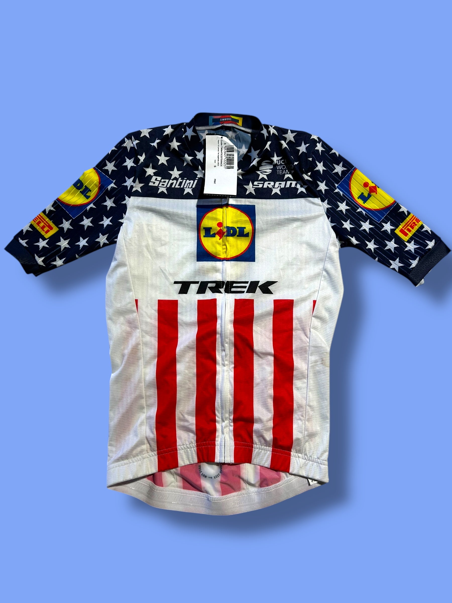 Aero Jersey Short Sleeve Lightweight Team Issued! | Santini | Lidl Trek | Pro Cycling Kit