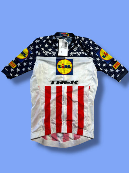 Aero Jersey Short Sleeve Lightweight Team Issued! | Santini | Lidl Trek | Pro Cycling Kit