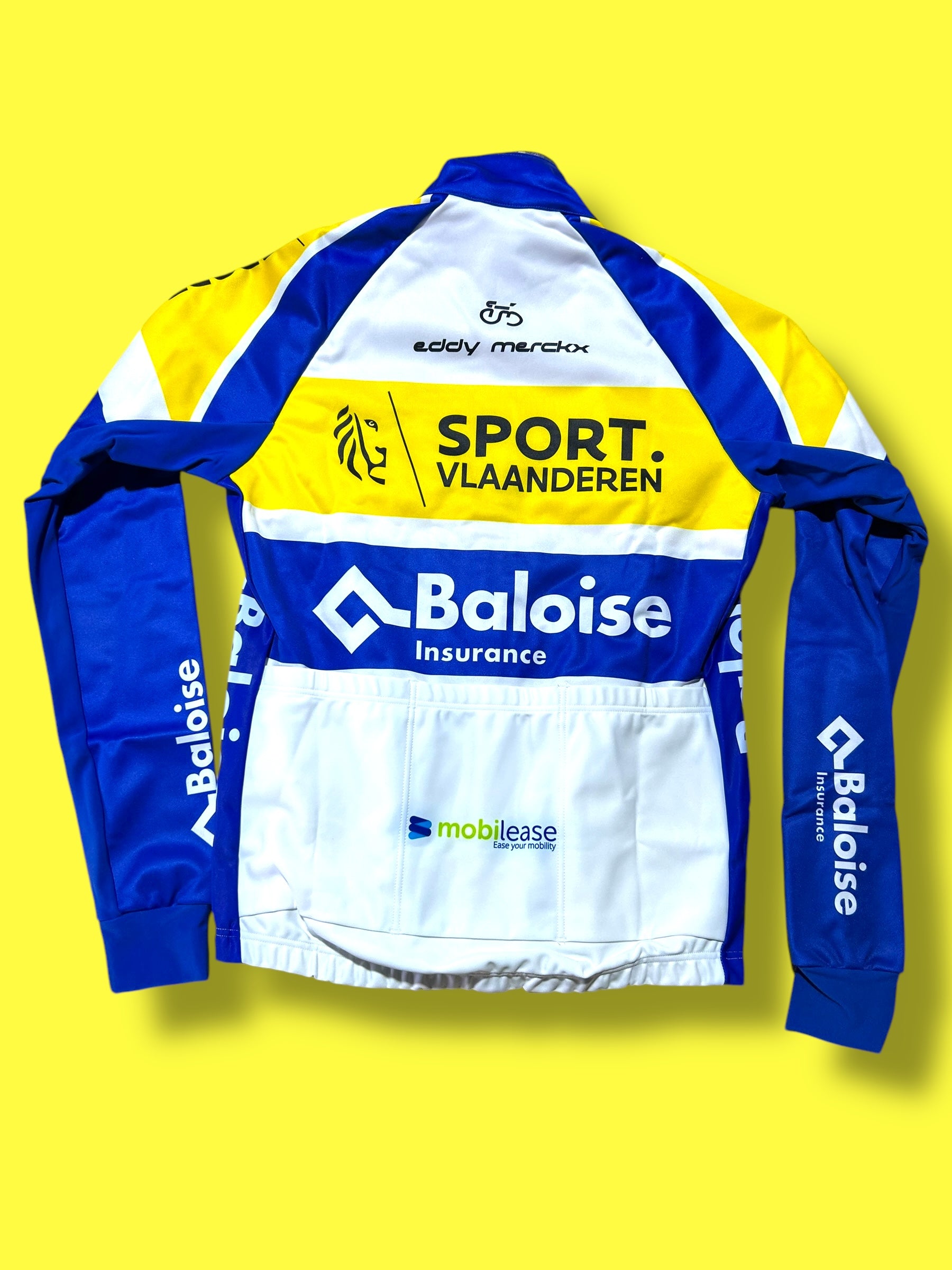 Winter Jacket Windproof Thermal  | Vermarc |  Flanders Baloise| Pro Cycling Kit