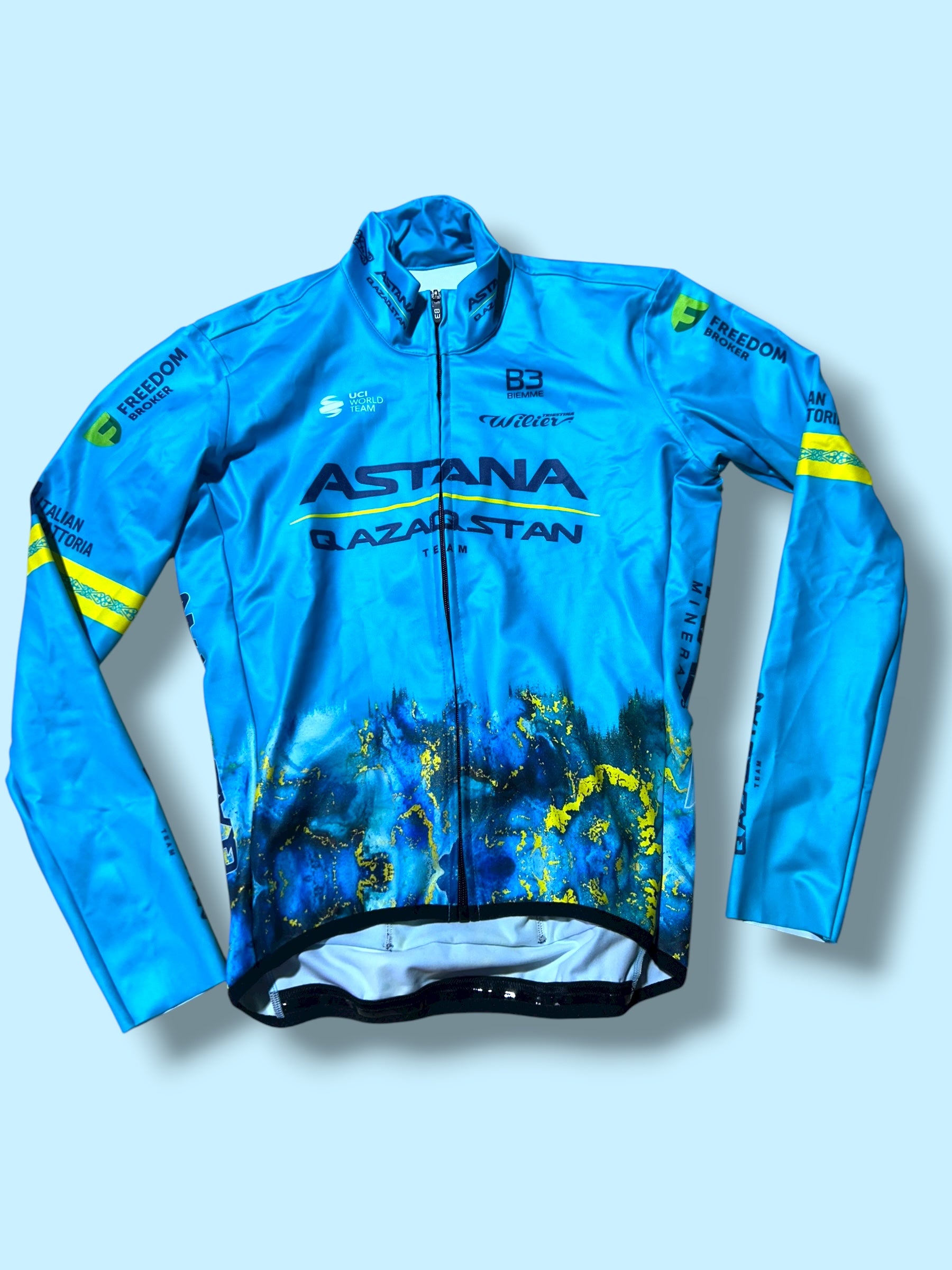 Gabba Winter Jacket Long Sleeve Waterproof Thermal - Pro Rider issued | Biemme  | Astana | Cycling