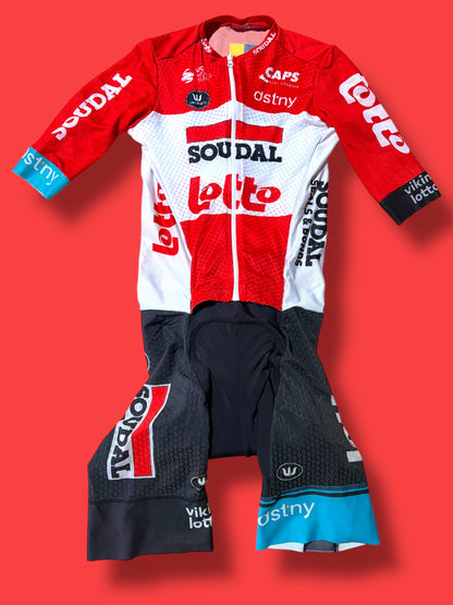 Aero Suit Roadsuit Team Rider Issued |Lotto DSTNY Vermarc| Pro Cycling Kit