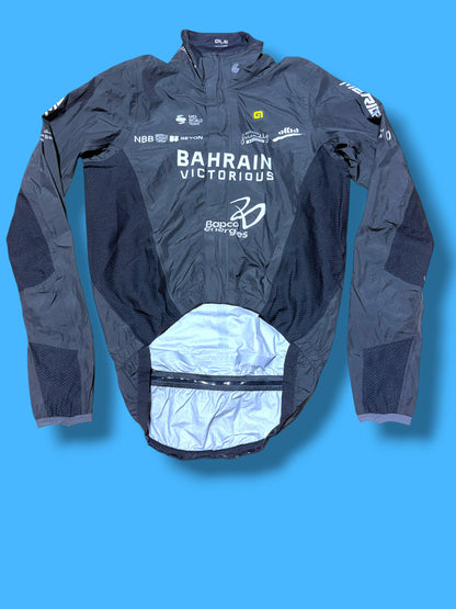 Prototype Super Heavy Duty Rain Jacket | Bahrain Victorious | Alé Pro Cycling Kit