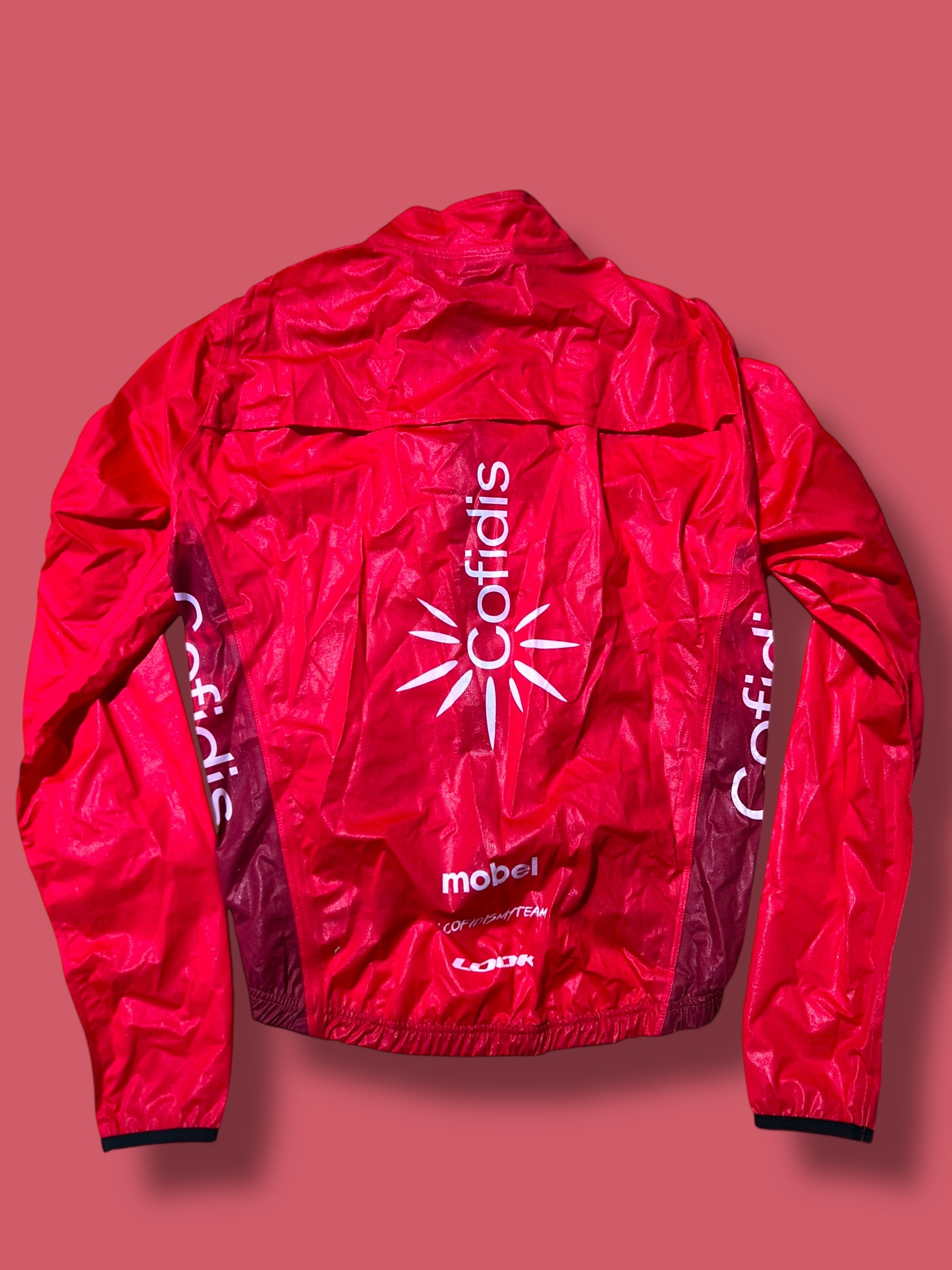 Rain Jacket Packable  Rider Issued Winter WIndstopper|  Mobel |  Cofidis| Pro Cycling Kit