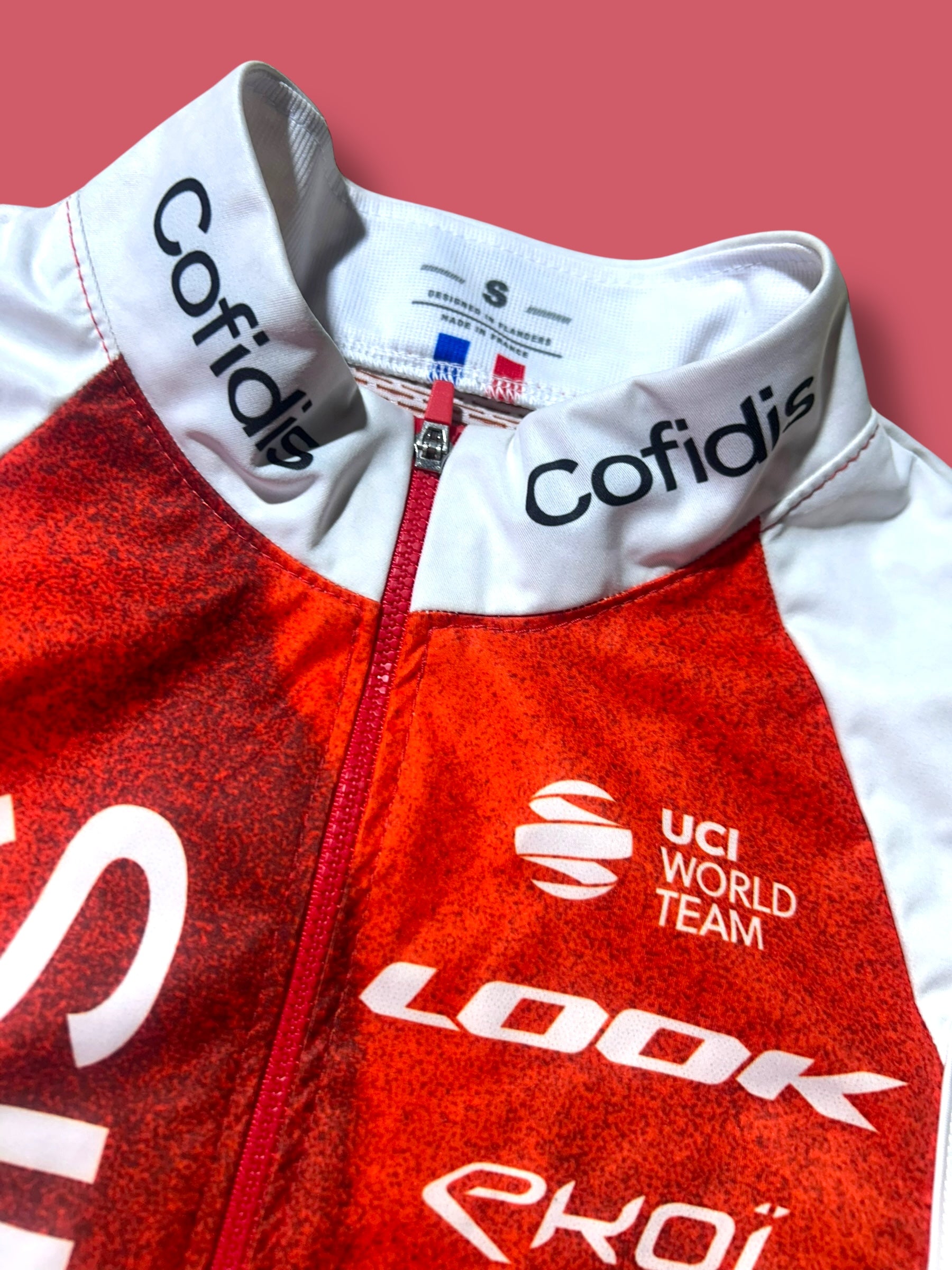 Wind Vest Gilet Packable Rider Issued|  Mobel |  Cofidis| Pro Cycling Kit