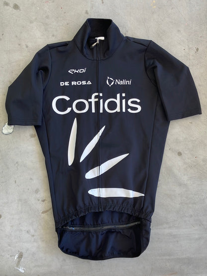 Cofidis | Nalini Short Sleeve Gabba Jacket | Black | Pro-Issued Pro Team Kit