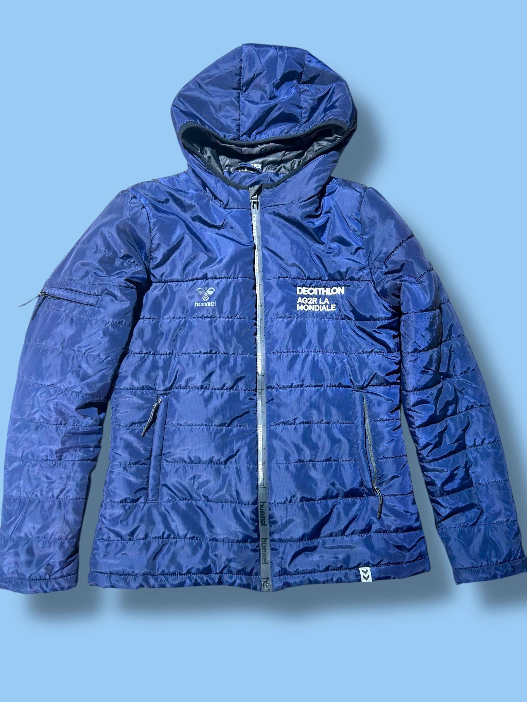 Casual Winter Puffer Ski Jacket | Hummel | AG2R | Pro Cycling Kit