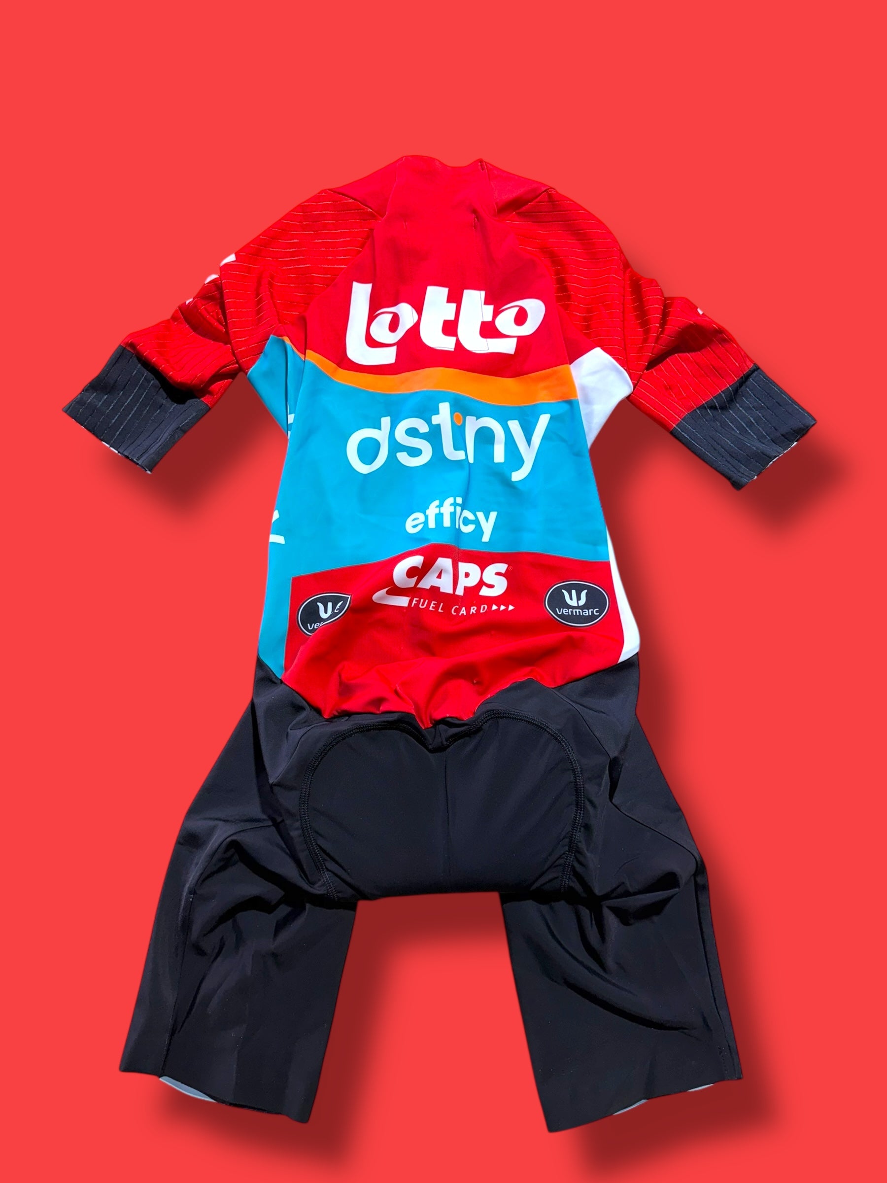 TT Suit Short Sleeve Time Trial Team Rider Issued |Lotto DSTNY Vermarc| Pro Cycling Kit