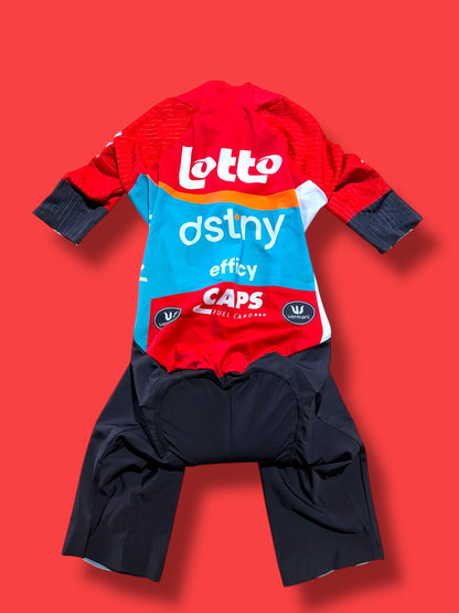 TT Suit Short Sleeve Time Trial Team Rider Issued |Lotto DSTNY Vermarc| Pro Cycling Kit