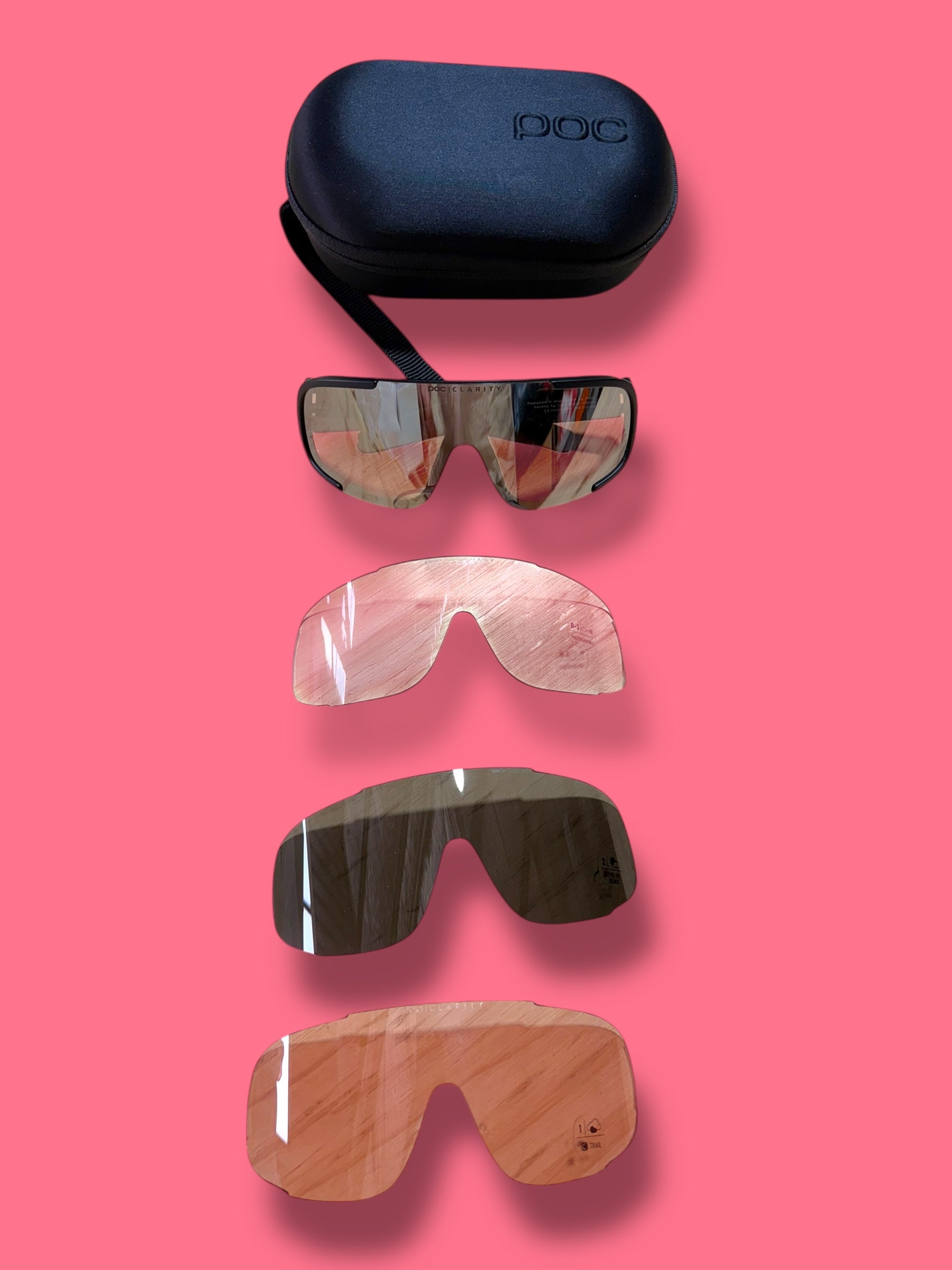 POC Aspire Sunglasses and Lenses Team Rider Issued|Incendri-wear |EF Education First|Cycling