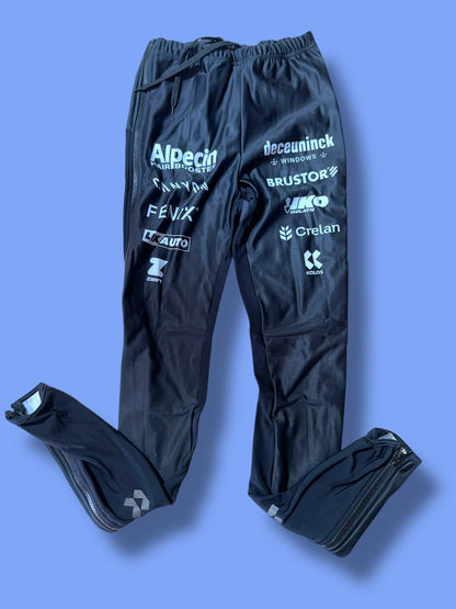 Track Pants Tracksuit  Warmers Cyclocross Rider Race Issued  | Alpecin Deceuninck Kalas| Pro Cycling Kit