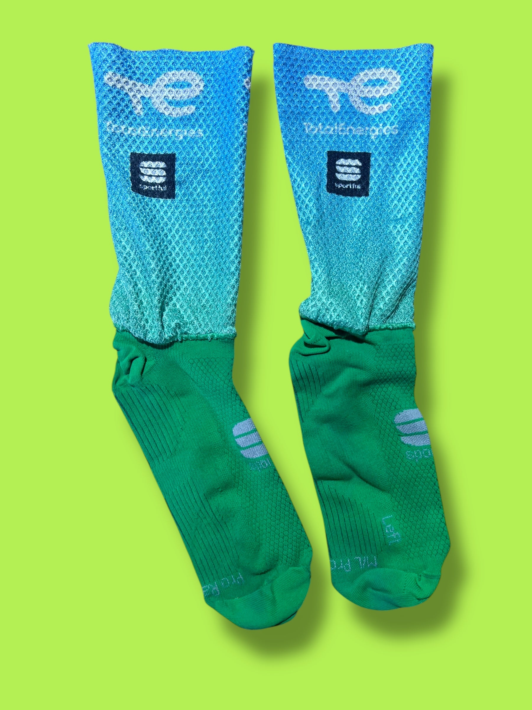 Aero Socks Pro Race  TE  Road Racing  | Sportful |  Total Direct Energies| Pro Cycling Kit