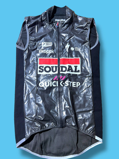 Rain vest Slicker Pro  Winter Wet Cold   | Castelli |  Soudal Quick-Step| Pro Cycling Kit