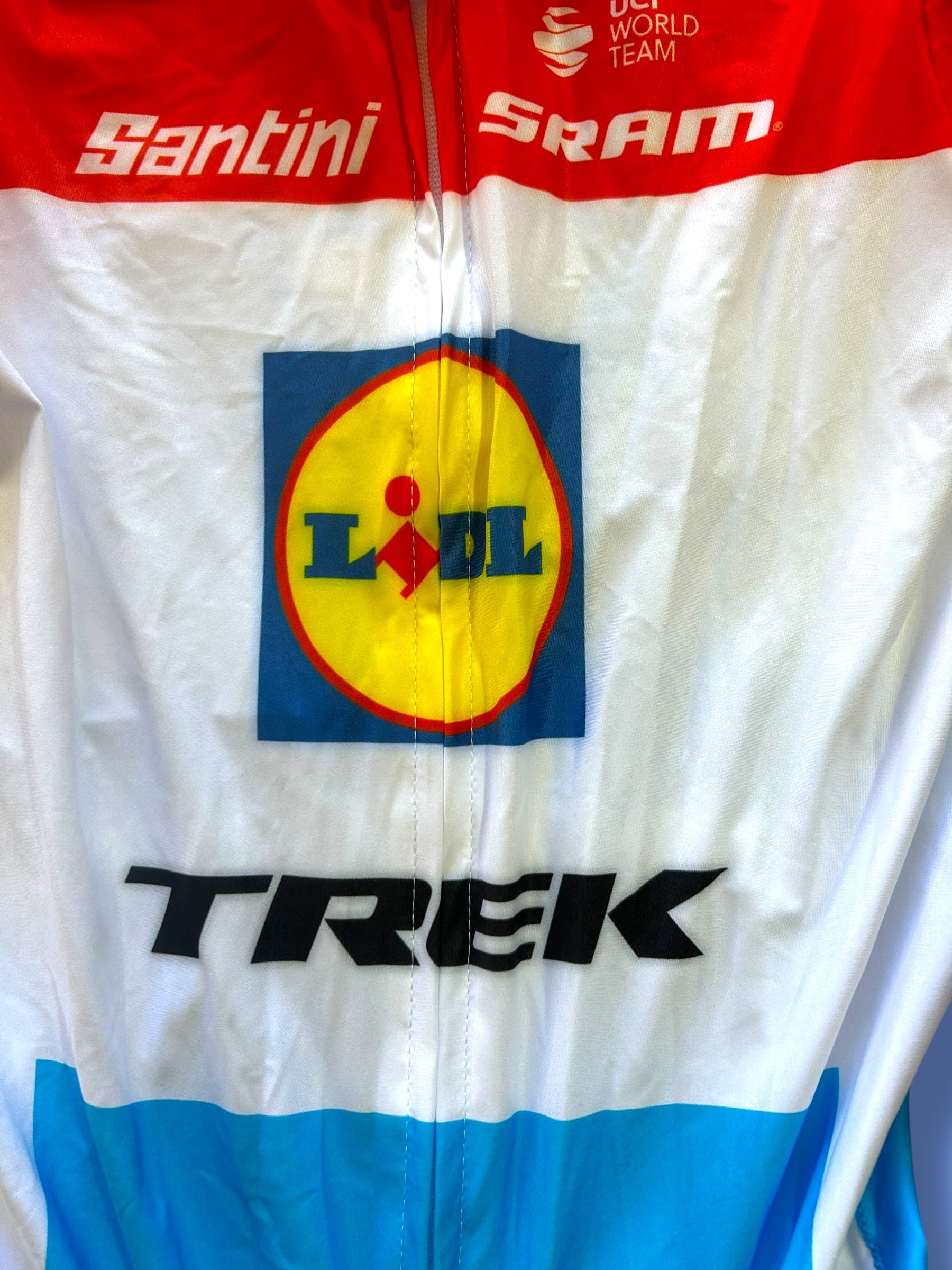 Aero Suit Roadsuit Sprint Suit 2.0 Luxembourg| Santini | Lidl Trek | Pro Cycling Kit