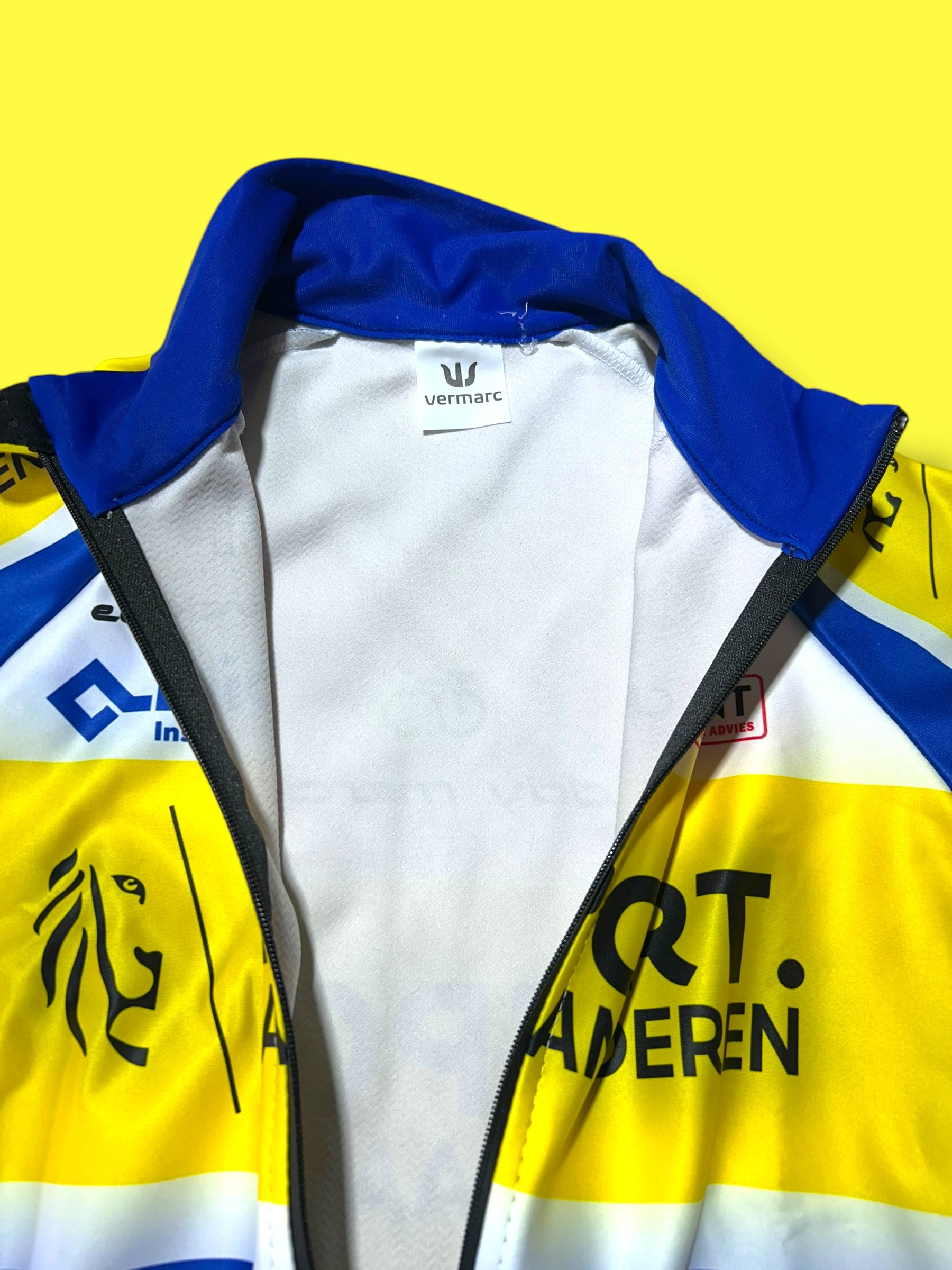 Winter Gabba Short Sleeve Jacket Windproof Thermal  | Vermarc |  Flanders Baloise| Pro Cycling Kit