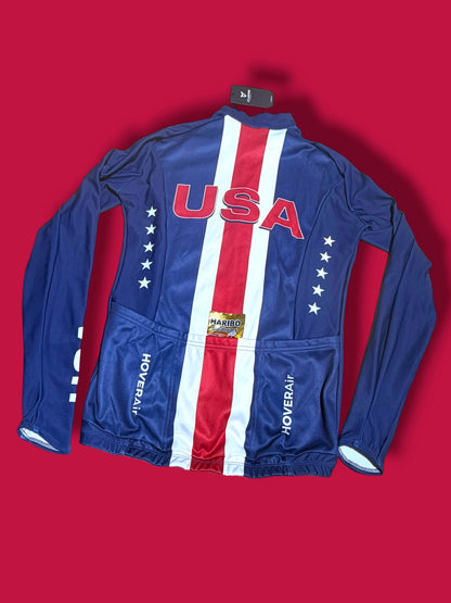 Thermal Winter Long Sleeve Jersey|USA Cycling|Cuore Pro Cycling Kit