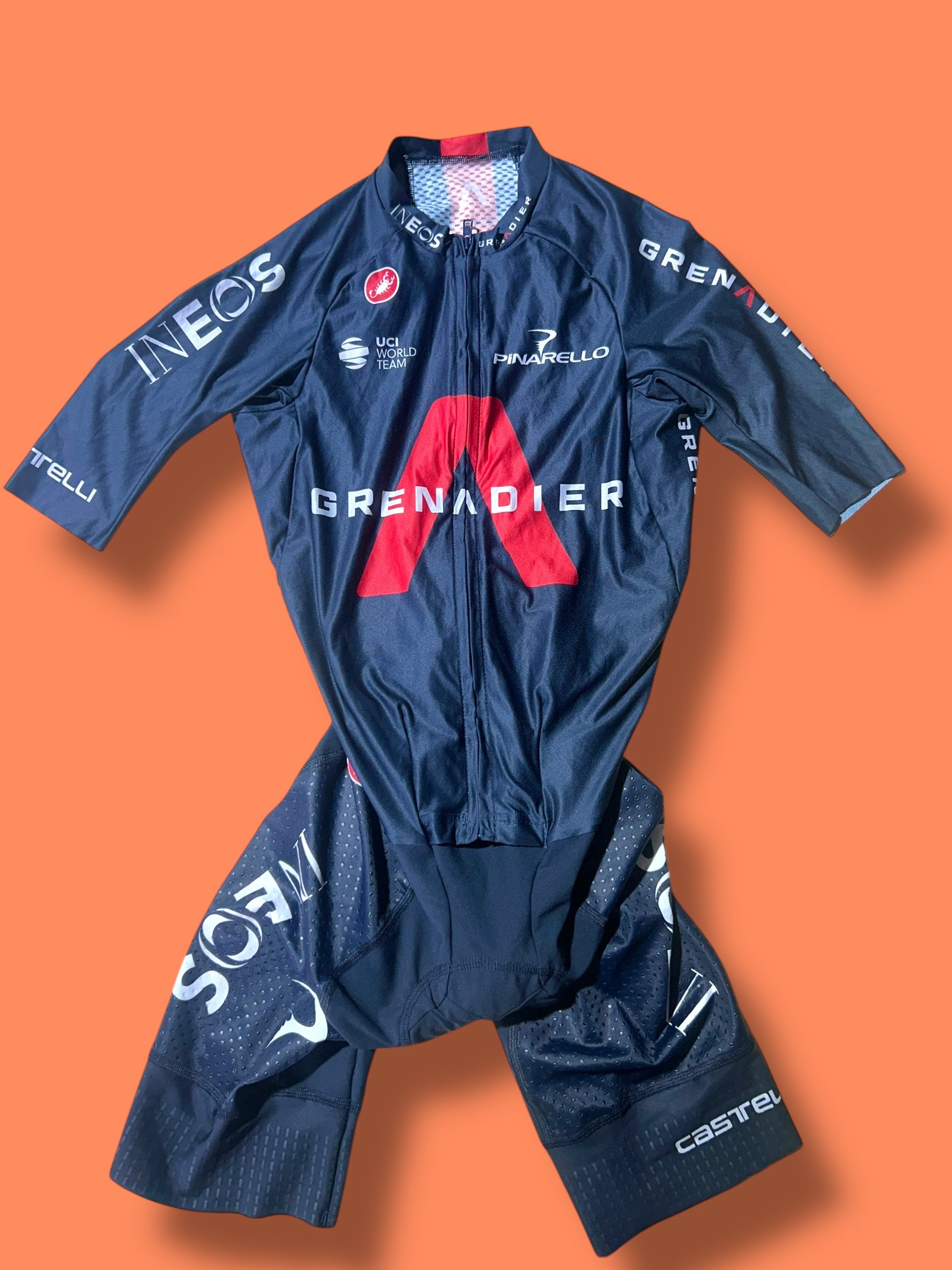 TT Suit  Racesuit Aerosuit Pidcock  |Ineos Grenadiers| Pro Cycling Kit