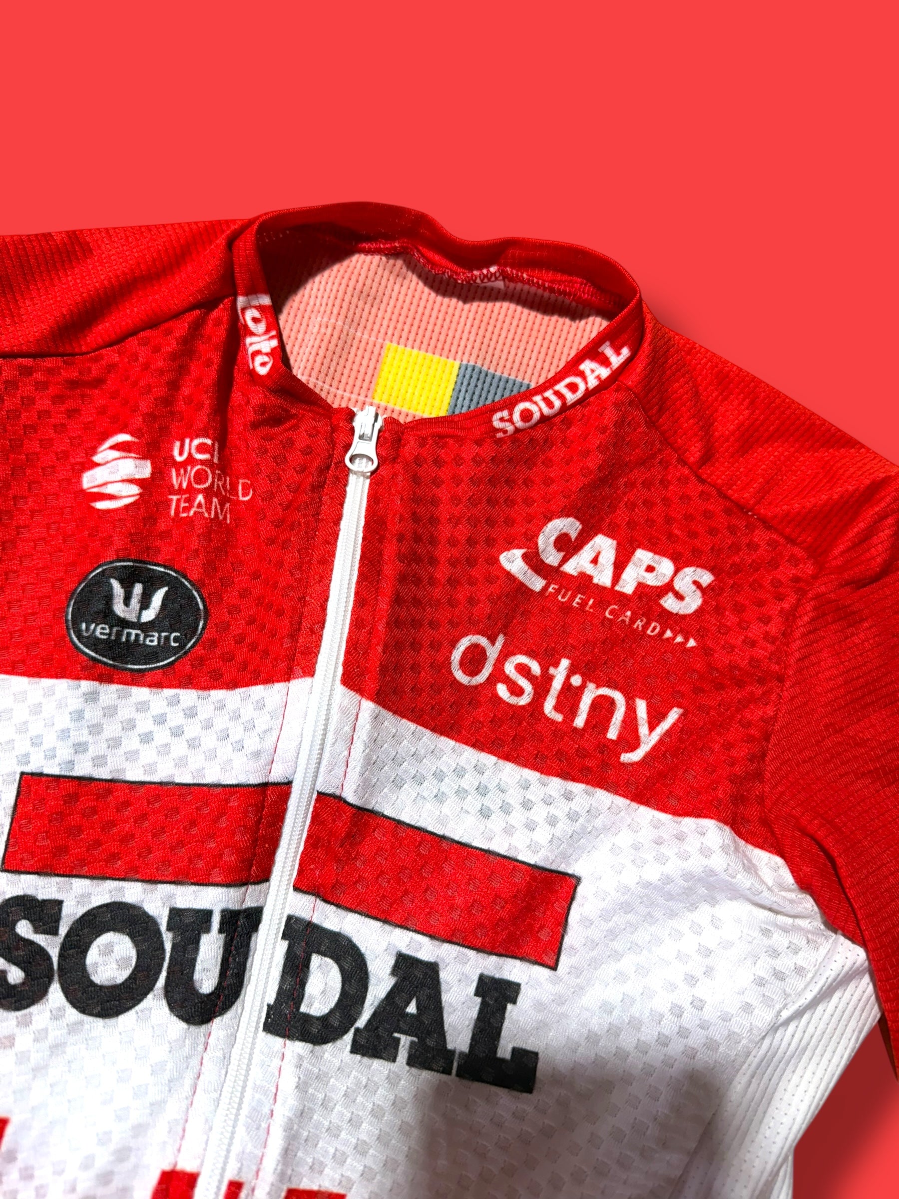 Aero Suit Roadsuit Team Rider Issued |Lotto DSTNY Vermarc| Pro Cycling Kit