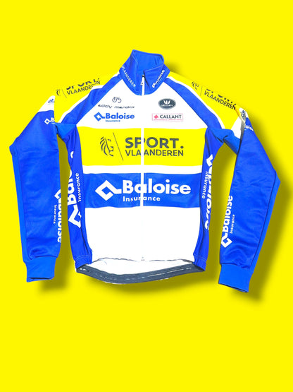 Long Sleeve Thermal Gabba Rain Jersey Winter|Flanders Baloise|Vermarc Pro Cycling Kit