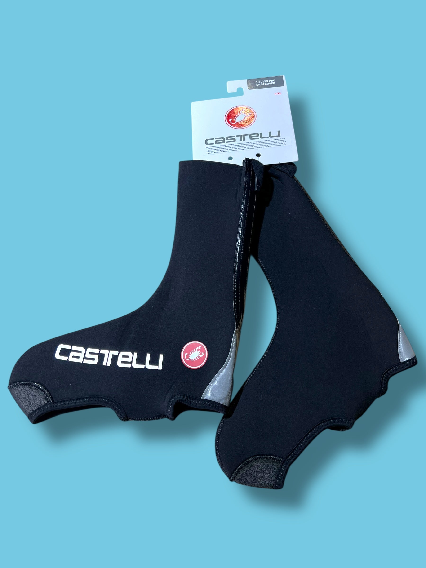 DILUVIO PRO Shoecover. Neoprene Overshoe Winter Thermal Rain   | Castelli |  Soudal Quick-Step| Pro Cycling Kit