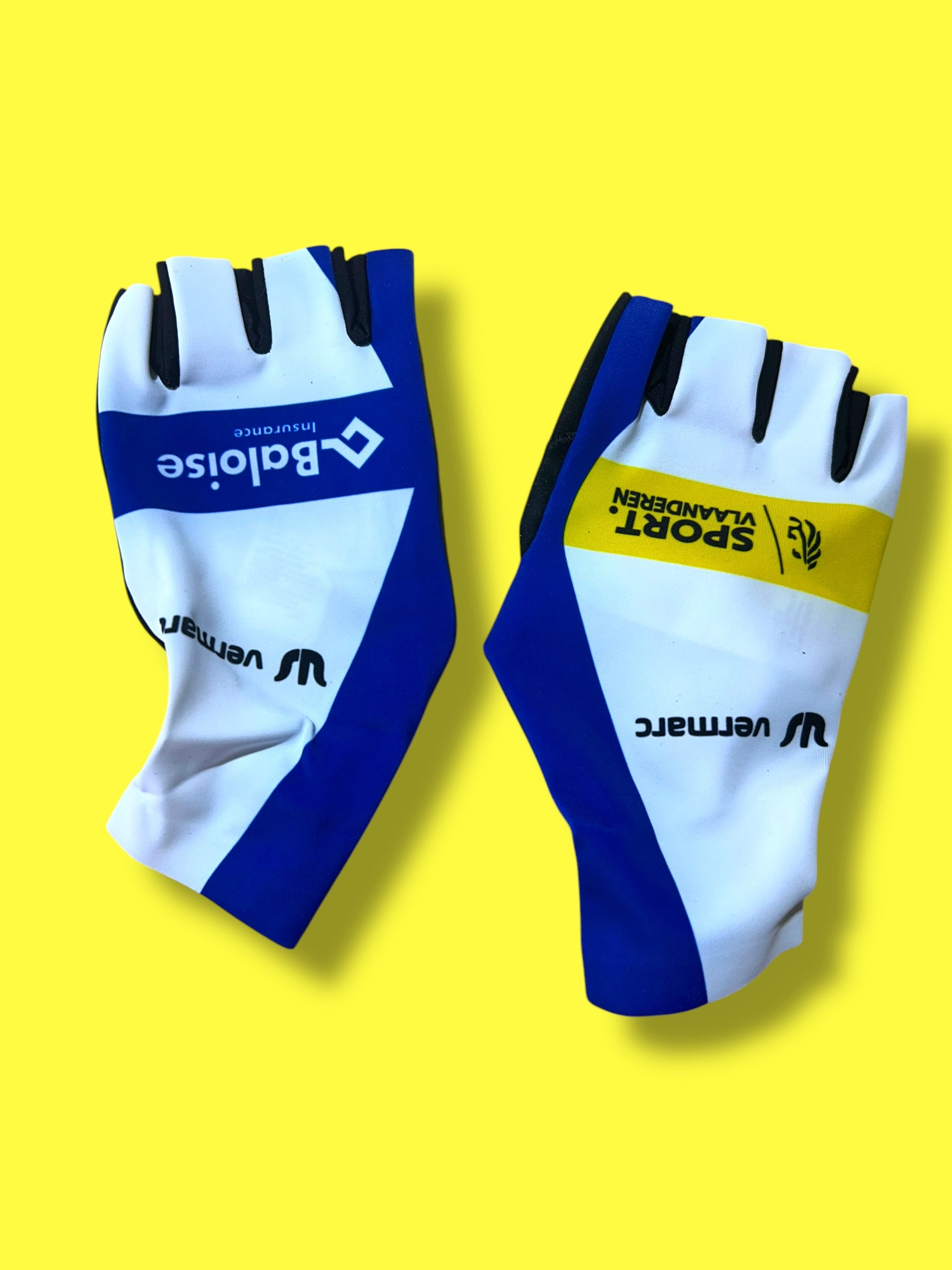 Aero Mitts Gloves Rider Issued TT Time Trial  | Vermarc |  Flanders Baloise| Pro Cycling Kit