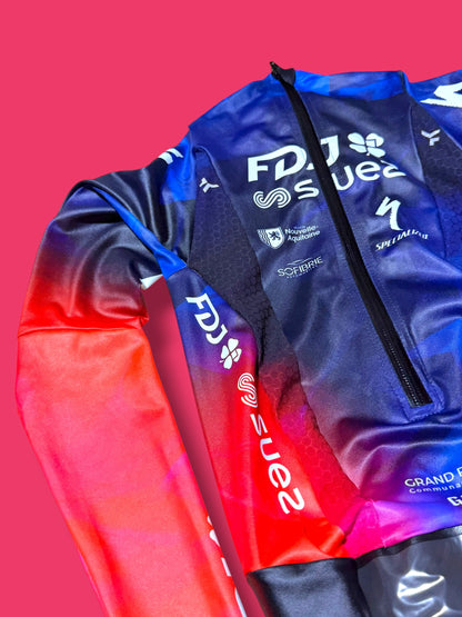 TT Time Trial Aero Suit Race Suit   Womens|FDJ Suez |Gobik Pro Cycling Kit