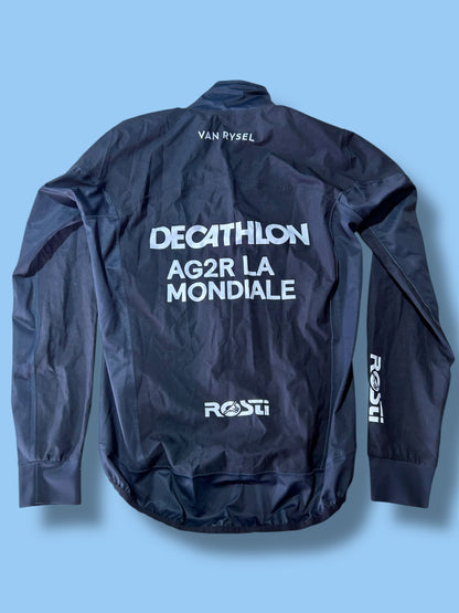 Rain Jacket Cape Winter Waterproof| Decathlon AG2R La Mondiale  | Rosti | Pro Cycling Kit