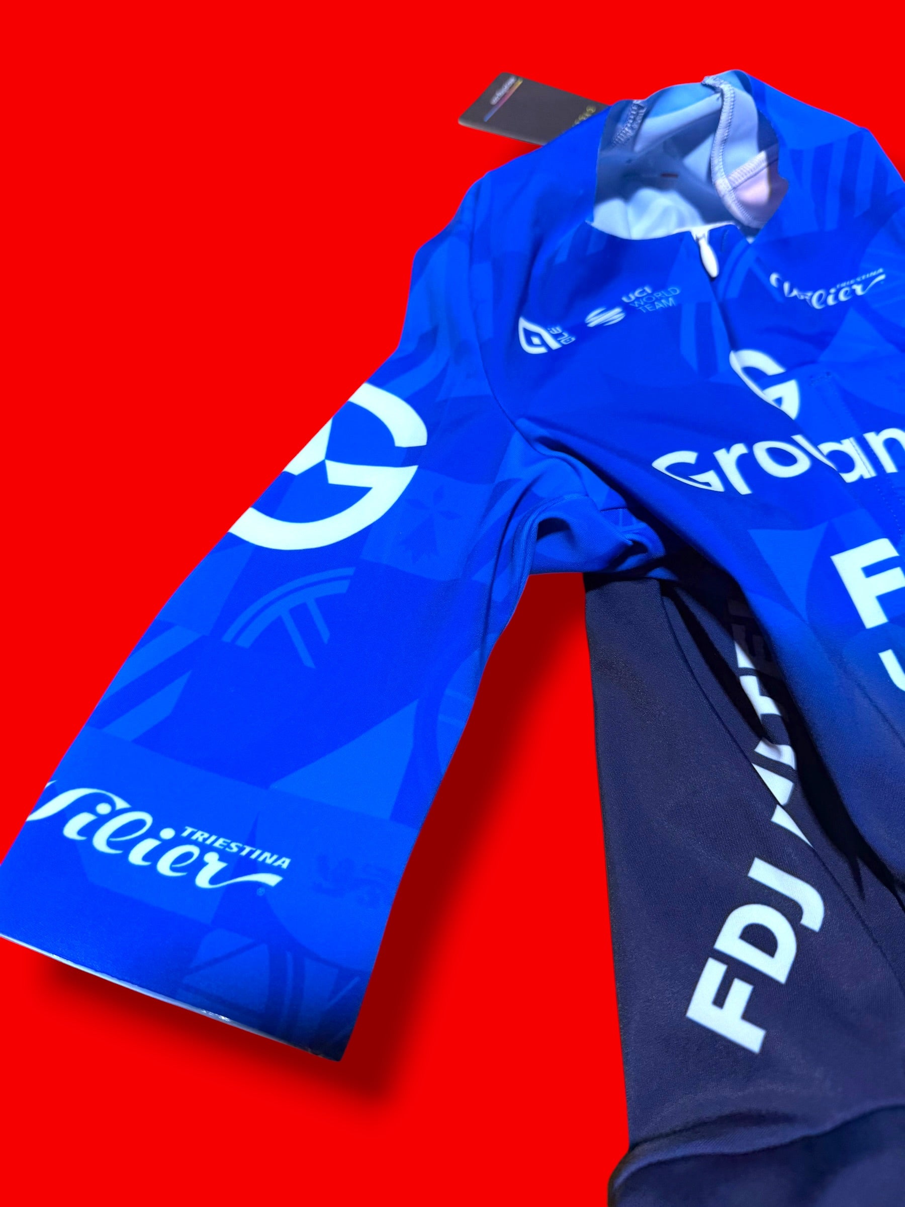 TT Aero Suit Short Sleeve|FDJ Francaise Des Jeux|Ale  Pro Cycling Kit
