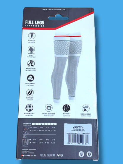 Full Legs Recovery Leg Sleeves|CompresSport|Soudal Quick-Step